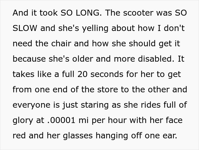 Woman Shakes Person’s Wheelchair, Demands They Give It To Her Since She’s Older Woman Shakes Person’s Wheelchair, Demands They Give It To Her Since She’s Older
