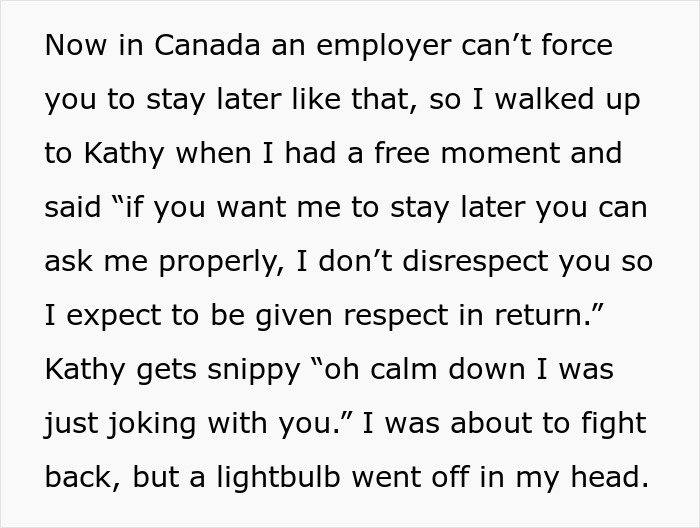 "A Lightbulb Went Off In My Head": Woman Deals With Rude Boss Perfectly