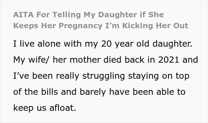 Dad Gives Daughter An Ultimatum After Finding Out She’s Pregnant Dad Gives Daughter An Ultimatum After Finding Out She’s Pregnant