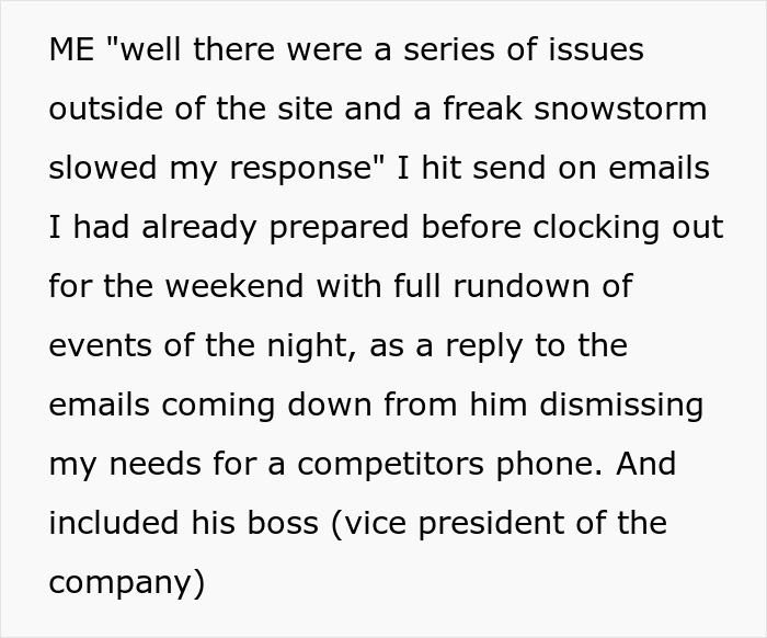 Employee Gets New Boss Fired After Proving His Rule Not To Use Competitor’s Phone Was A Mistake Employee Gets New Boss Fired After Proving His Rule Not To Use Competitor’s Phone Was A Mistake
