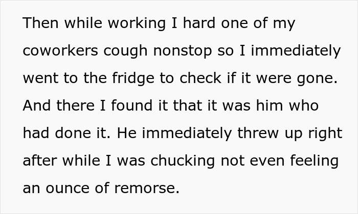 Person Exposes Office Food Thief With A Planted Lunch Burrito: “He Immediately Threw Up” Person Exposes Office Food Thief With A Planted Lunch Burrito: “He Immediately Threw Up”