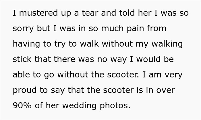 Bridezilla Hides Veteran's Cane That Doesn't Fit Her Wedding Aesthetic, Regrets It Immediately