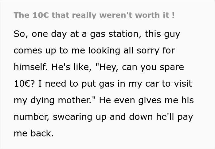 Guy Made To Regret His 10€ Con After Victim Takes Petty Revenge