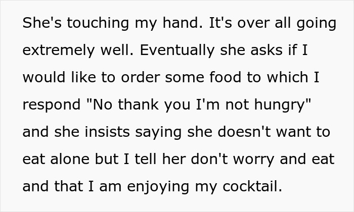 Guy Doesn't Understand Why Date Got Upset He Ate Without Her, The Internet Doesn’t Hold Back