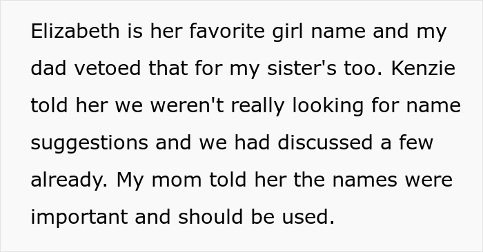 “AITA For Telling My Mom She Has Zero Rights To Name My Wife’s And My Child” “AITA For Telling My Mom She Has Zero Rights To Name My Wife’s And My Child”