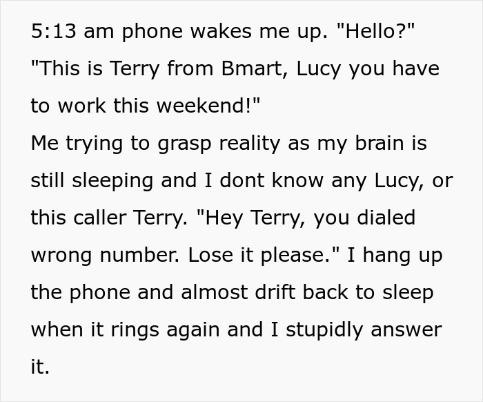 Man Refuses To Let Random Manager Off Easy After Calling Him At 5 AM, Causes Chaos