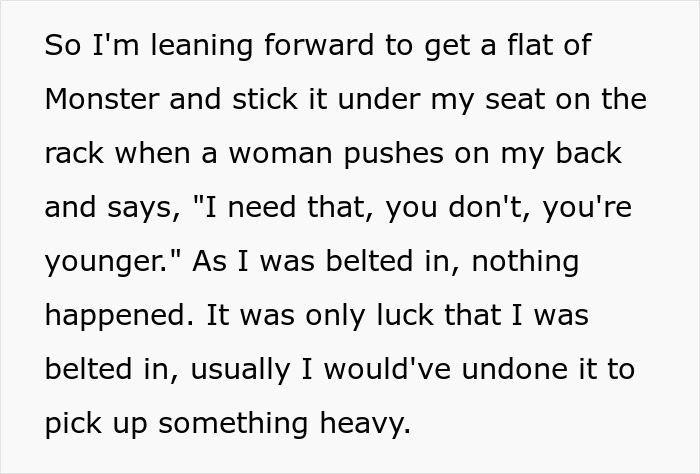 Woman Shakes Person’s Wheelchair, Demands They Give It To Her Since She’s Older Woman Shakes Person’s Wheelchair, Demands They Give It To Her Since She’s Older