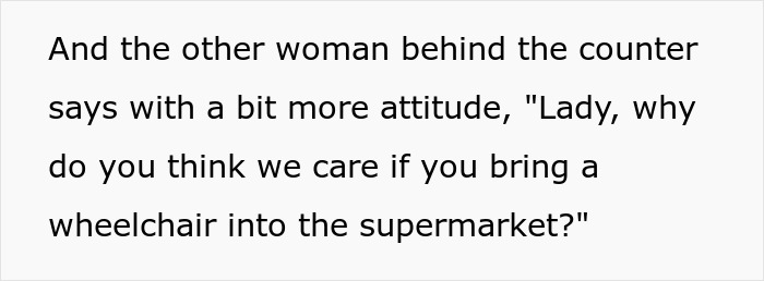 Woman Shakes Person’s Wheelchair, Demands They Give It To Her Since She’s Older Woman Shakes Person’s Wheelchair, Demands They Give It To Her Since She’s Older