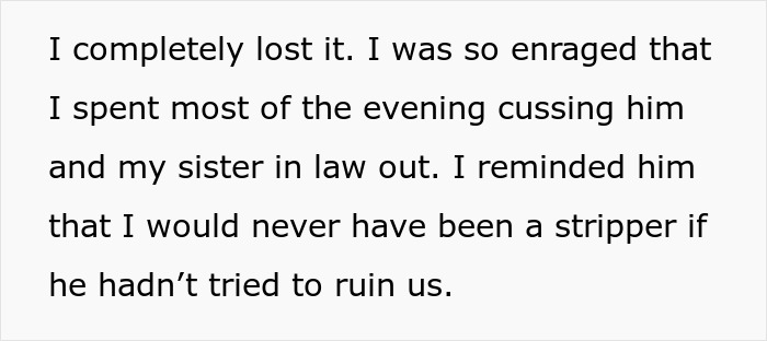 Brother And His Wife Bring Up Woman’s Former Stripper Life, She Evicts Them