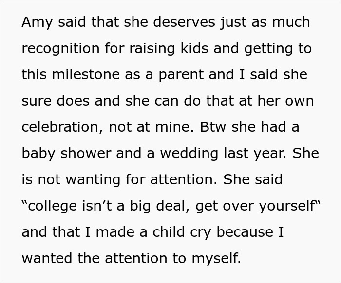 Woman Refuses To Share Her Graduation Party With A Kid, Child’s Mom Won’t Take 'No' For An Answer