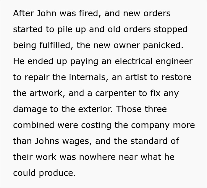 New Boss Fires Employee He Didn’t Like, Turns Out He Brought In Nearly 50% Of Company’s Income New Boss Fires Employee He Didn’t Like, Turns Out He Brought In Nearly 50% Of Company’s Income