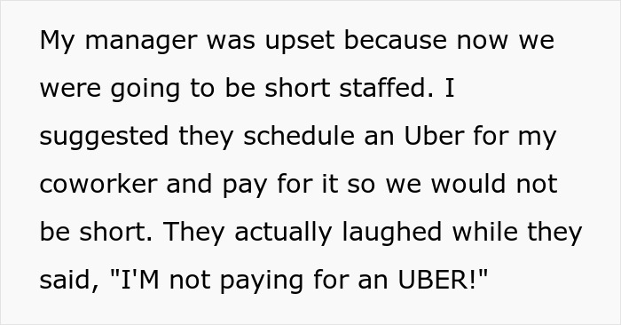 Employee Expected To Give Colleague Regular 40-Mile Rides To Work For Free, Flatly Refuses Employee Expected To Give Colleague Regular 40-Mile Rides To Work For Free, Flatly Refuses