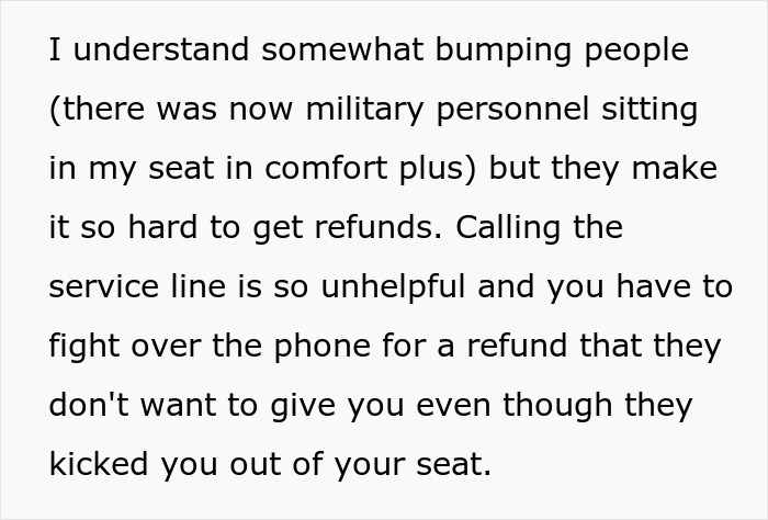 Traveler Books The Comfort Seat She Wants, Gets Surprised By A Last-Minute Bump Down To Economy Traveler Books The Comfort Seat She Wants, Gets Surprised By A Last-Minute Bump Down To Economy