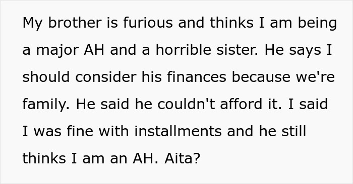Dad Is Furious His Sister Is Asking Him For $4k In Damages After Nephew Wreaks Havoc Dad Is Furious His Sister Is Asking Him For $4k In Damages After Nephew Wreaks Havoc