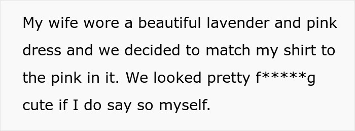 Bride And Groom Wear Lilac And Pink, Groom’s Family Decides That This Is An Issue Bride And Groom Wear Lilac And Pink, Groom’s Family Decides That This Is An Issue