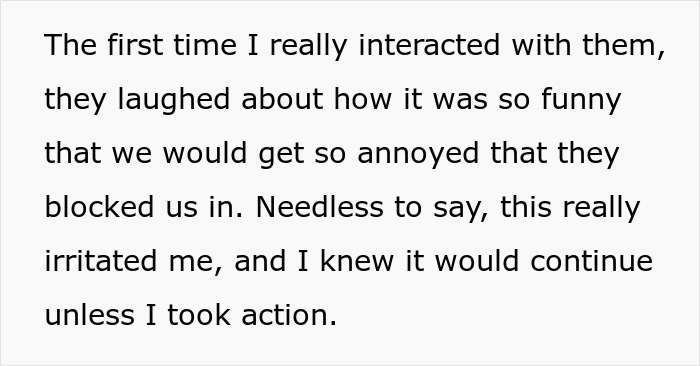 Woman Can’t Stand Neighbors Blocking The Garages, Comes Up With Unique Ways To Make Them Stop Woman Can’t Stand Neighbors Blocking The Garages, Comes Up With Unique Ways To Make Them Stop