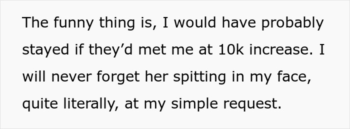 Person Earns Company Millions So They Ask For A $20k Raise, Quits Because Of Boss’ Dramatic Reaction Person Earns Company Millions So They Ask For A $20k Raise, Quits Because Of Boss’ Dramatic Reaction