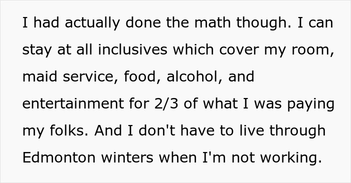Woman Moves Out Of Parents' Home After They Asked Her To Give Her Space To Brother, They Freak Out Woman Moves Out Of Parents' Home After They Asked Her To Give Her Space To Brother, They Freak Out