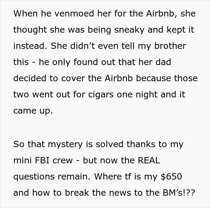 Bridesmaid Finds Out Bride Pocketed $7k From Bridal Party, Exposes Her In A Group Chat Bridesmaid Finds Out Bride Pocketed $7k From Bridal Party, Exposes Her In A Group Chat