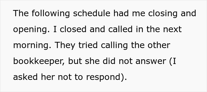 "Close At 11 PM, Open At 5 AM": Management Refuses To Let Employee Switch Schedules, Regrets It "Close At 11 PM, Open At 5 AM": Management Refuses To Let Employee Switch Schedules, Regrets It