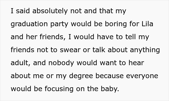 Woman Refuses To Share Her Graduation Party With A Kid, Child’s Mom Won’t Take 'No' For An Answer