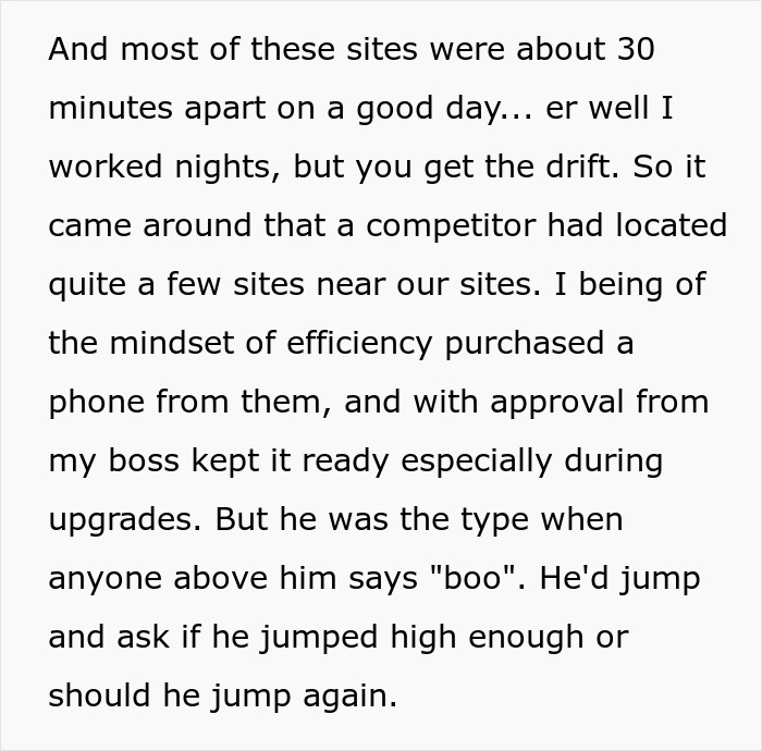 Employee Gets New Boss Fired After Proving His Rule Not To Use Competitor’s Phone Was A Mistake Employee Gets New Boss Fired After Proving His Rule Not To Use Competitor’s Phone Was A Mistake