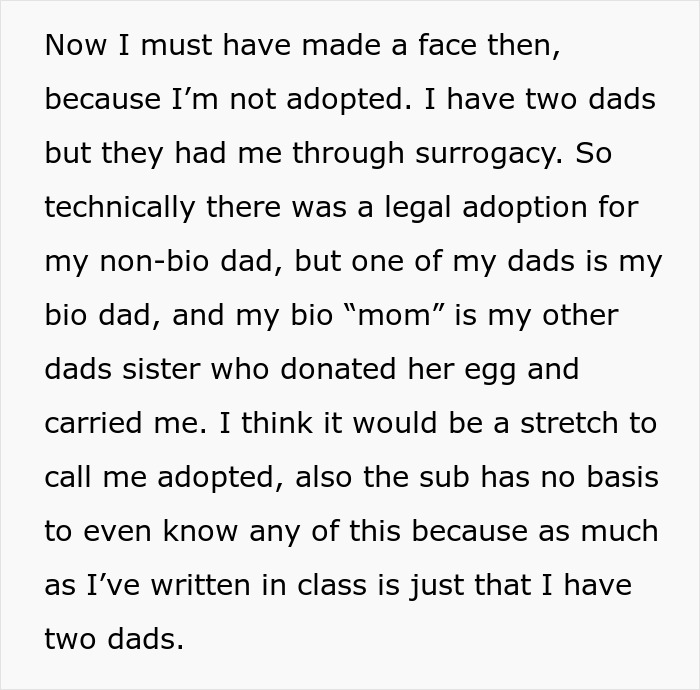 “What Do You Mean I’m Adopted?”: Student Embarrasses Teacher For Making Assumptions “What Do You Mean I’m Adopted?”: Student Embarrasses Teacher For Making Assumptions