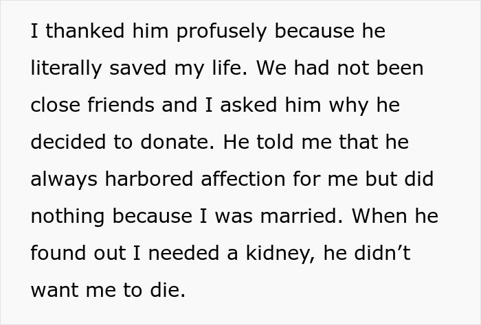 Husband Is OK With Letting Wife Die Instead Of Giving Her A Kidney, Loses Her To Another Man