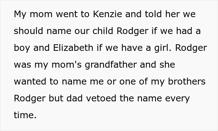 “AITA For Telling My Mom She Has Zero Rights To Name My Wife’s And My Child”