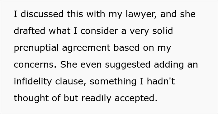 Guy Freaks Out Over Prenup And Especially The 'Infidelity Clause' Guy Freaks Out Over Prenup And Especially The 'Infidelity Clause'