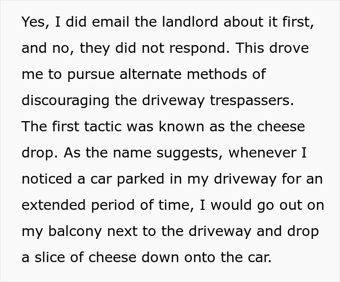 Woman Can’t Stand Neighbors Blocking The Garages, Comes Up With Unique Ways To Make Them Stop Woman Can’t Stand Neighbors Blocking The Garages, Comes Up With Unique Ways To Make Them Stop