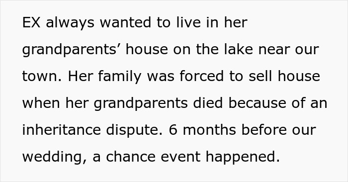 Guy Buys 'Dream House' As A Wedding Gift, Bride Dumps Him And Is Livid After Finding Everything Out Guy Buys 'Dream House' As A Wedding Gift, Bride Dumps Him And Is Livid After Finding Everything Out