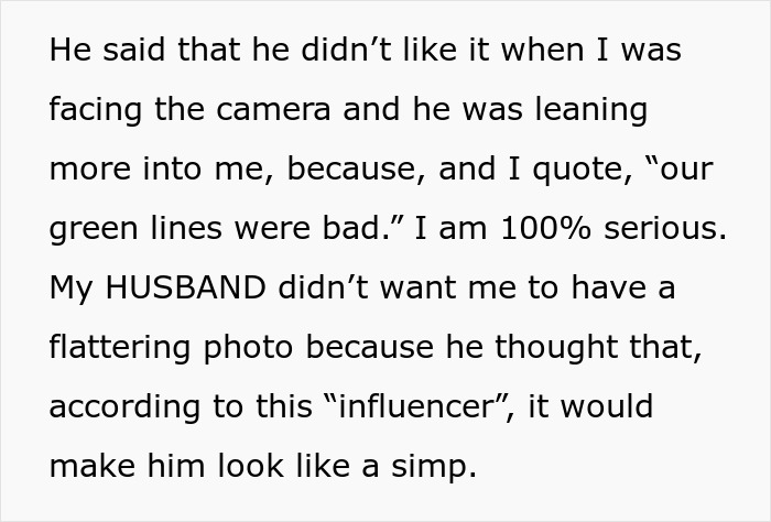 “Our Green Lines Were Bad”: Woman Calls Out Husband’s Alpha Male Approach To Selfies