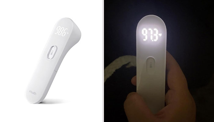 No-Touch Forehead Thermometer - Effortlessly Monitor Your Body Temperature With A Futuristic Twist, Taking The Guesswork Out Of Health Checks!