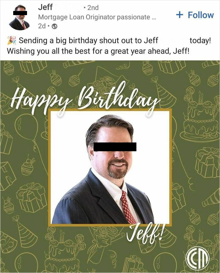 Happy Birthday Jeff!
