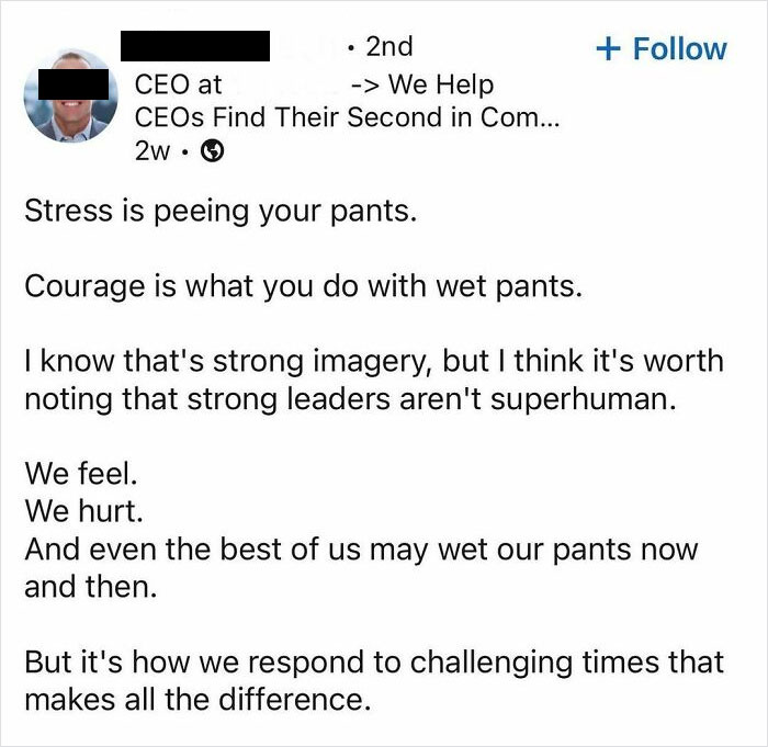 Courage Is Changing Out Of Your P*ss Soaked Pants