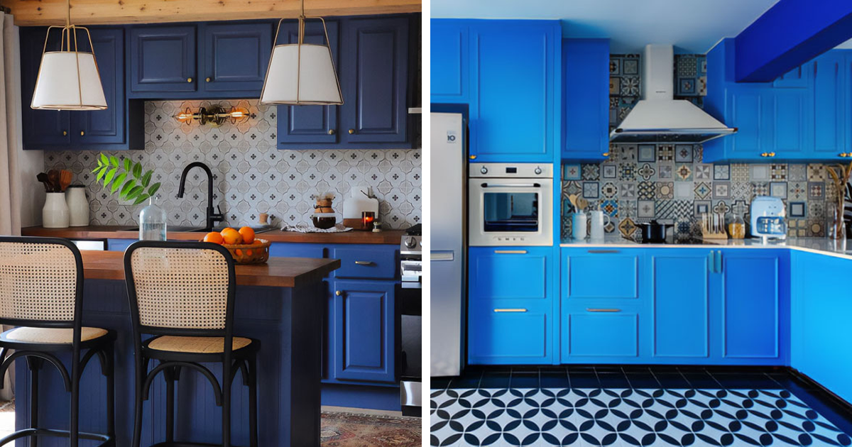 Blue Kitchen Cabinets: How They Make The Kitchen Pop In Your Eyes?