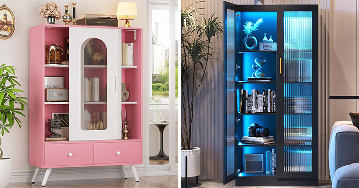 A Bookshelf With Doors is Your Storage Solution for 2024 (Here’s Why)