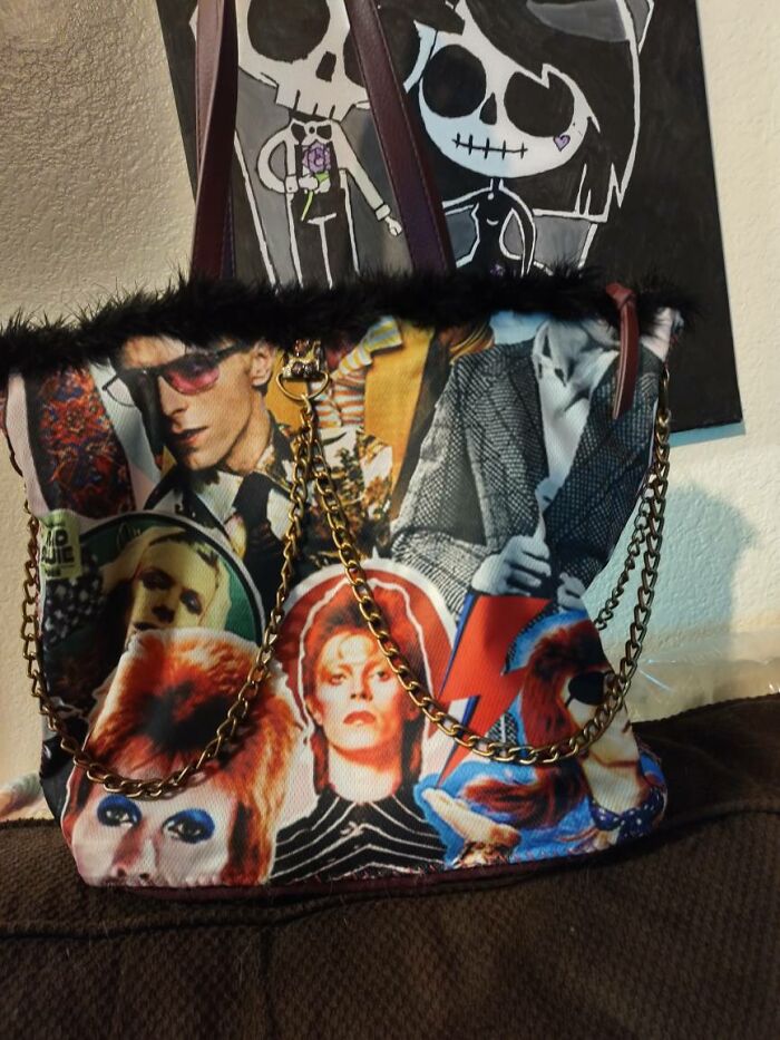 My Friends A Huge Bowie Fan And One Day I Just Decided I Needed To Make Her A Purse