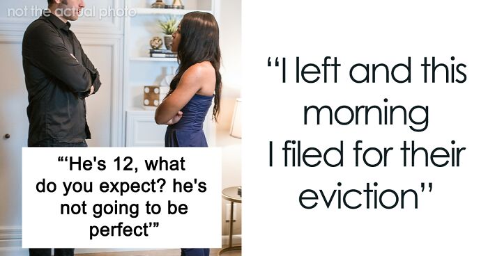 Man Refuses To Stop 12 Y.O. From Scaring Their New Baby, Mom Serves Them An Eviction Notice