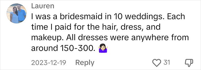Bride Wants Her Bridesmaids To Pay $250 For Their Dresses But They Refuse, Drama Ensues Bride Wants Her Bridesmaids To Pay $250 For Their Dresses But They Refuse, Drama Ensues