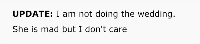 Bride’s Out-Of-Touch List Of Requirements For Her Wedding Makes People Start Cancelling Bride’s Out-Of-Touch List Of Requirements For Her Wedding Makes People Start Cancelling