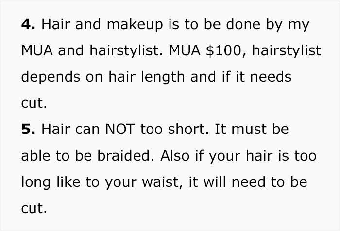 Bride’s Out-Of-Touch List Of Requirements For Her Wedding Makes People Start Cancelling Bride’s Out-Of-Touch List Of Requirements For Her Wedding Makes People Start Cancelling
