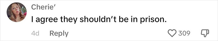 Comment supporting freedom for Menendez Brothers with 309 likes. Comment supporting freedom for Menendez Brothers with 309 likes.