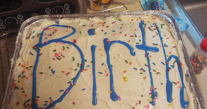 Cake I Made For My Boyfriend's Birthday