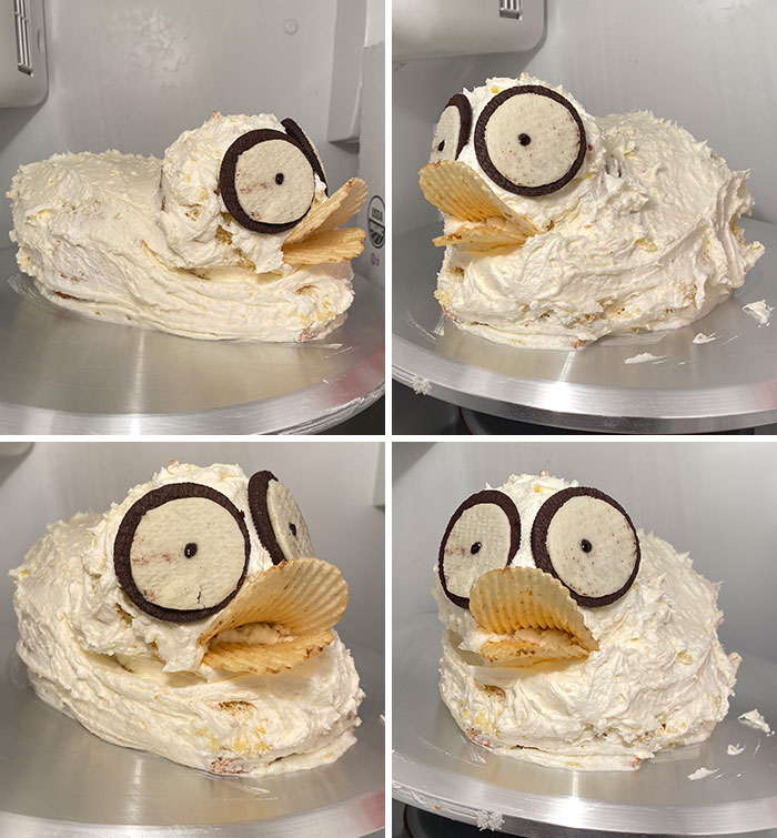 Every Time My Wife Or I Look At This Cake I Made, We Immediately Cry Laughing
