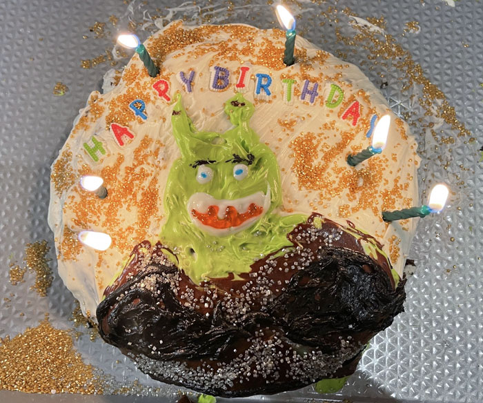 I Made A Shrek Cake