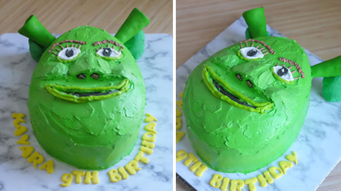 Ugly Shrek Cake