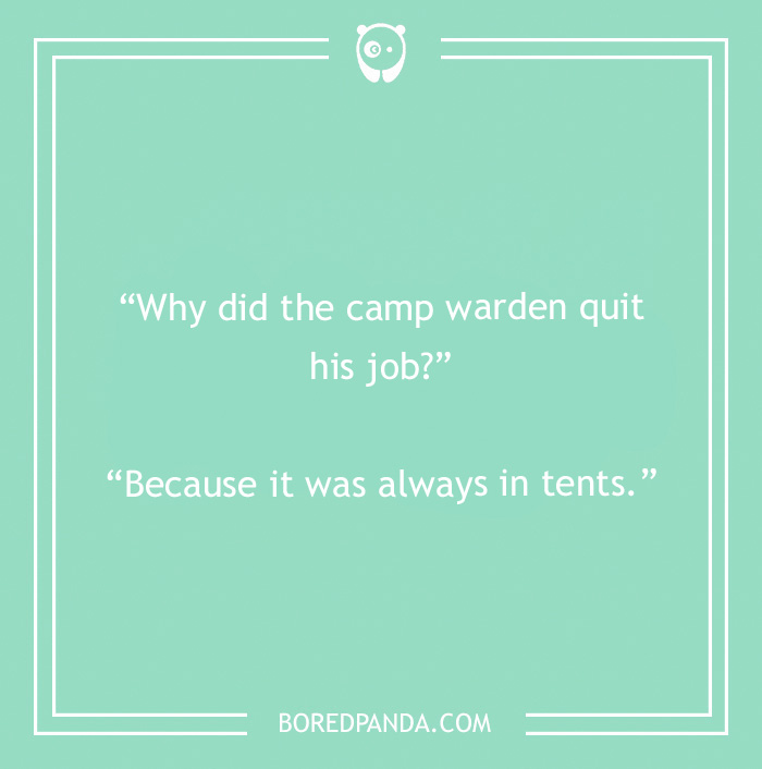 134 Camping Jokes That Are A Real Wild Ride