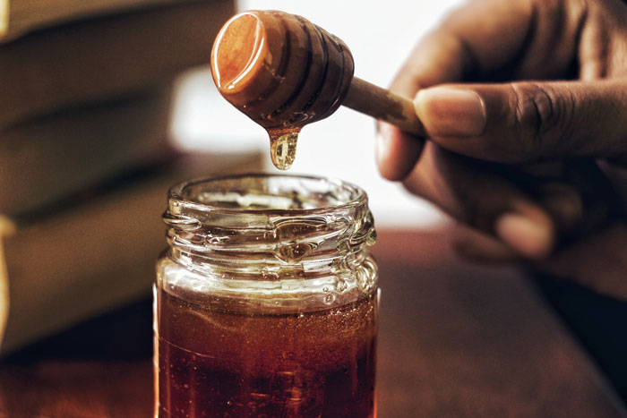 a little jar of honey